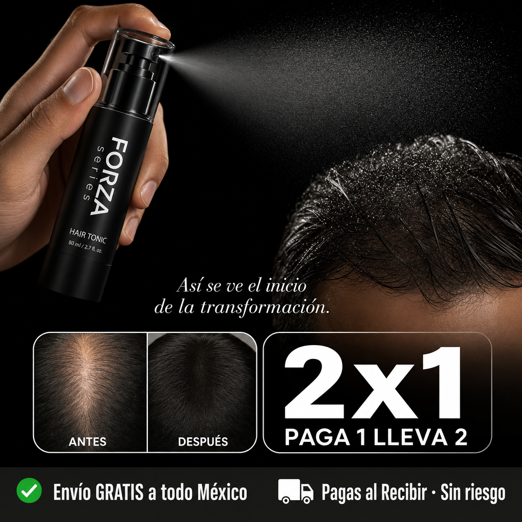 Frasco de minoxidil 5% en presentación de 60 ml típica de farmacias similares en México, mostrando etiqueta clara con concentración y modo de uso