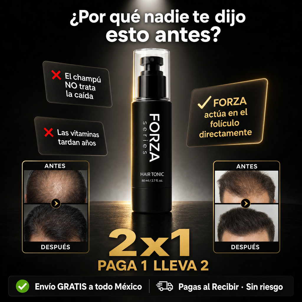 Mujer examinando síntomas de alopecia femenina y pérdida de cabello difusa en cuero cabelludo